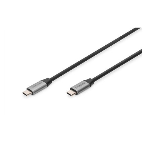 Digitus | USB connector | Male | 24 pin USB-C | Male | Black | 24 pin USB-C | 1 m